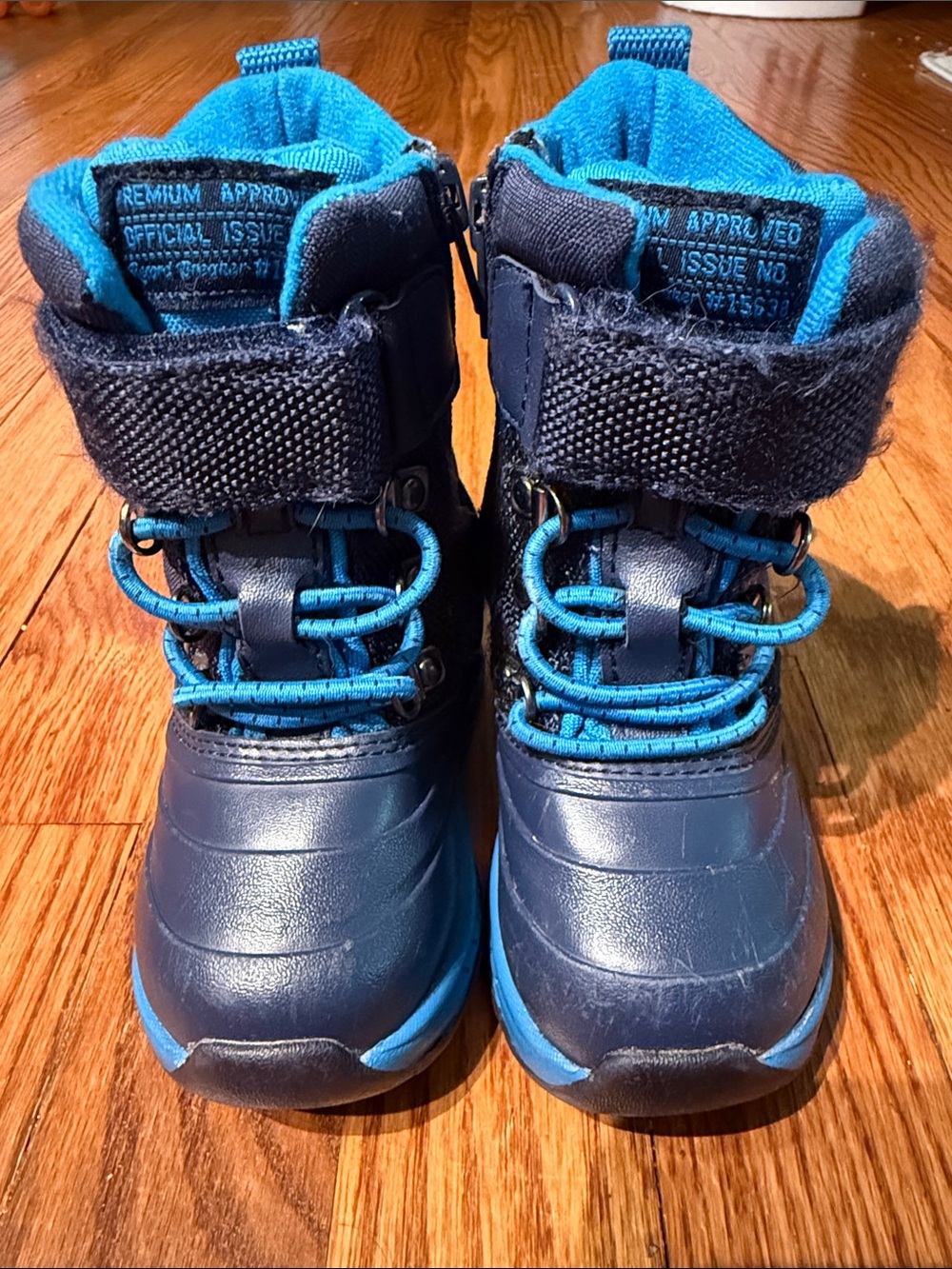 Carter's Navy and Bright Blue Kids Winter Boots